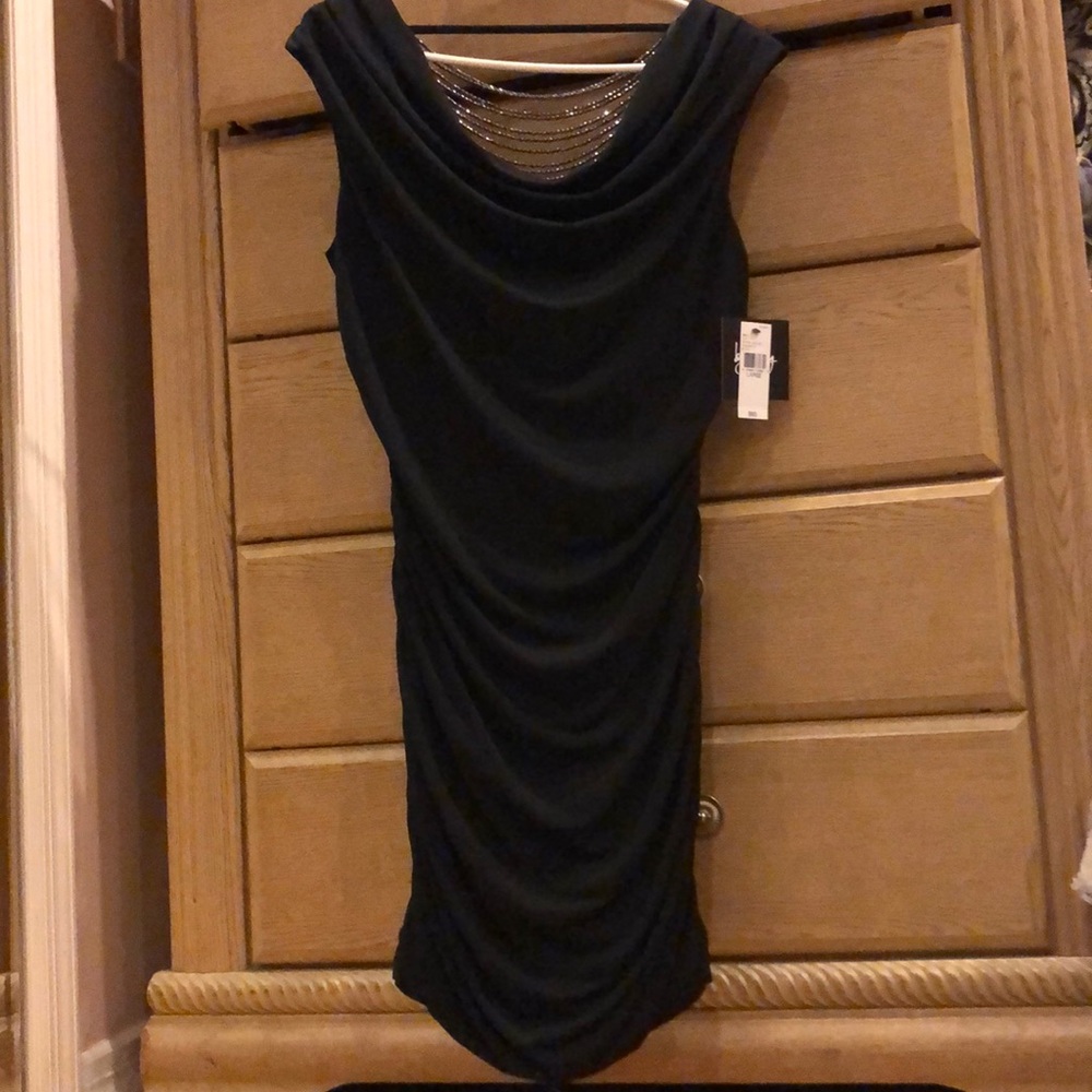 Black cocktail dress or evening dress